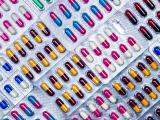 Colorful packages of antibiotics